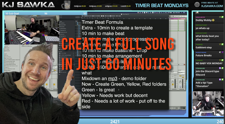 Do you get stuck in 8 bar loops? Try the Timer Beat Formula