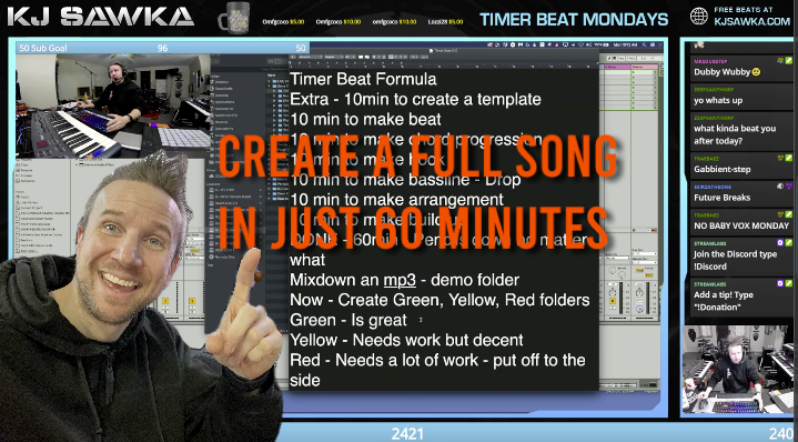 Do you get stuck in 8 bar loops? Try the Timer Beat Formula